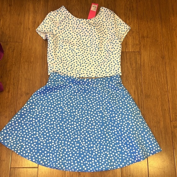 Lilly Pulitzer girls Thelma set in Zanzibar blue Lilly’s for size 16 NWT - Picture 4 of 9